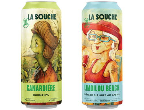 Microbrasserie La Souche – Illustrations