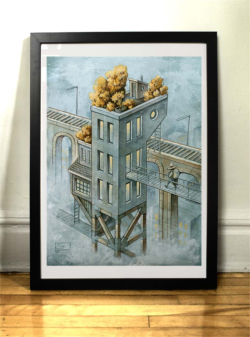 art print the station